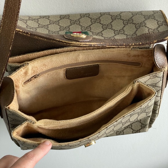 Vintage Gucci flap shoulder bag - Picture 15 of 16
